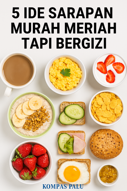 Ilustrasi: Menu sarapan murah dan bergizi.