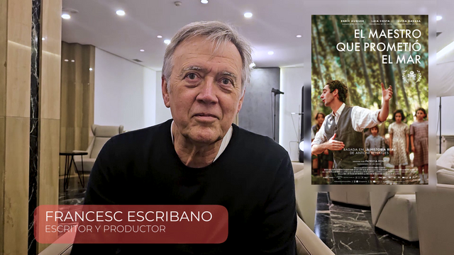 ENTREVISTA A FRANCESC ESCRIBANO, ESCRITOR DEL LIBRO “EL MAESTRO QUE PROMETIÓ EL MAR”