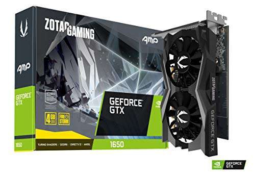 Amazon: Zotac Gaming GeForce GTX 1650 AMP NVIDIA Tarjeta gráfica GDDR6 de 4 GB 