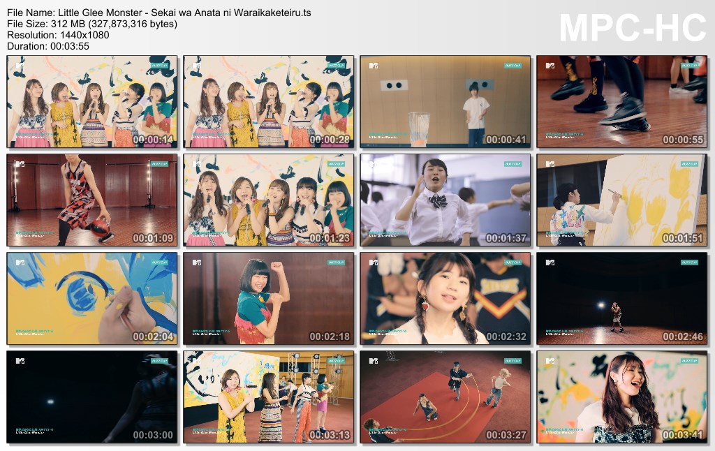 Little Glee Monster - Sekai wa Anata ni Waraikaketeiru.ts_thumbs