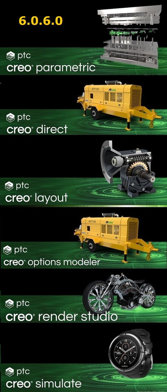 PTC Creo 6.0.6.0 (x64) Multilingual