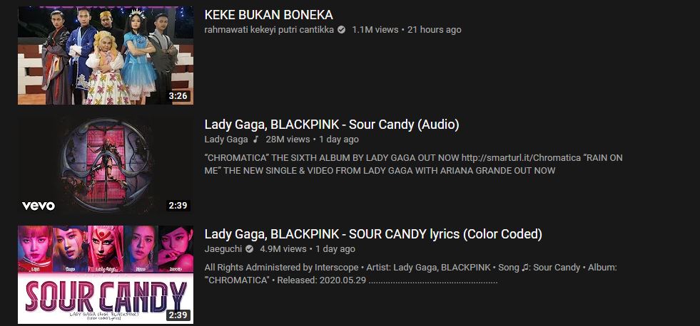 Kekeyi trending satu YouTube
