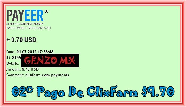 2° Pago De ClixFarm $9.70 2-Pago-De-Clix-Farm-9-70