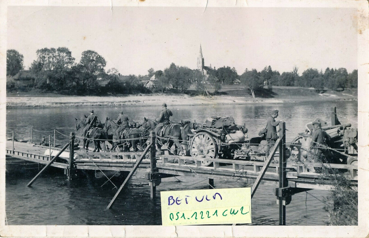 Vorkriegsausbildung Pionier Brücke bei ULM Baden Württemberg