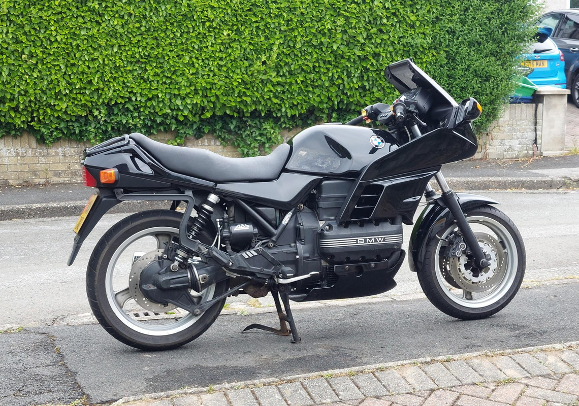 Rolled the K100RS out of the garage today - first time in about 2 years!