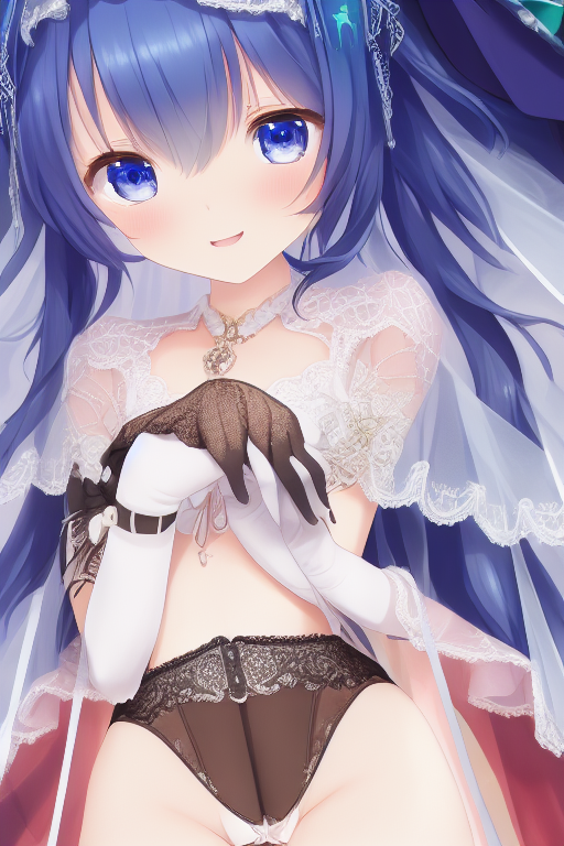 00741-3388235323-DATE_ A_LIVE, detailed wearing Intricately embroidered see-through lewd underwear a