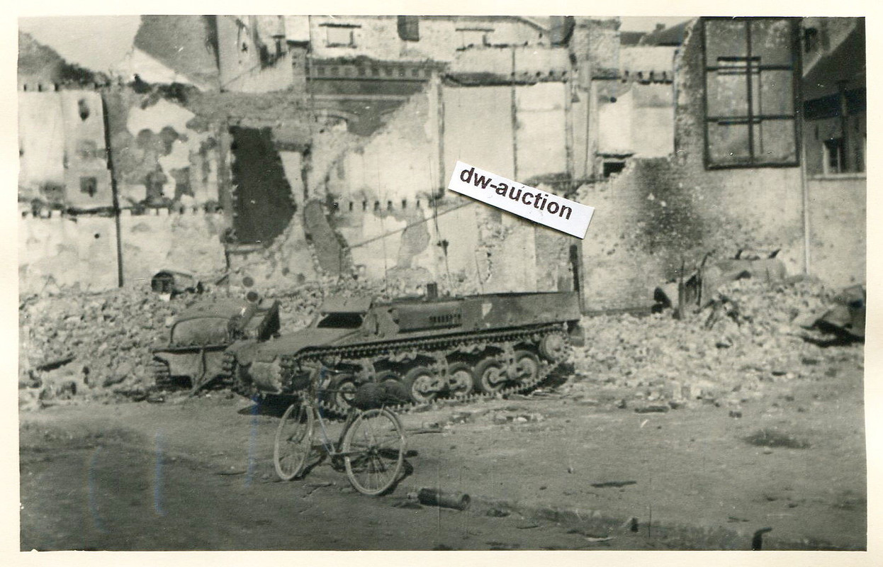 Frankreich , erbeuteter französischer Panzer ohn