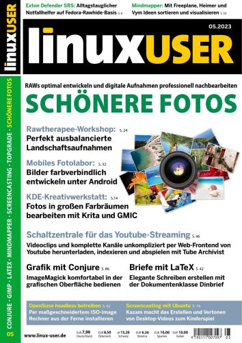 Cover: LinuxUser Magazin Mai No 05 2023