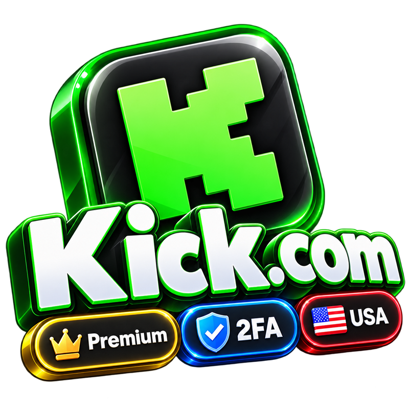 Kick.com I Premium I 2FA I USA