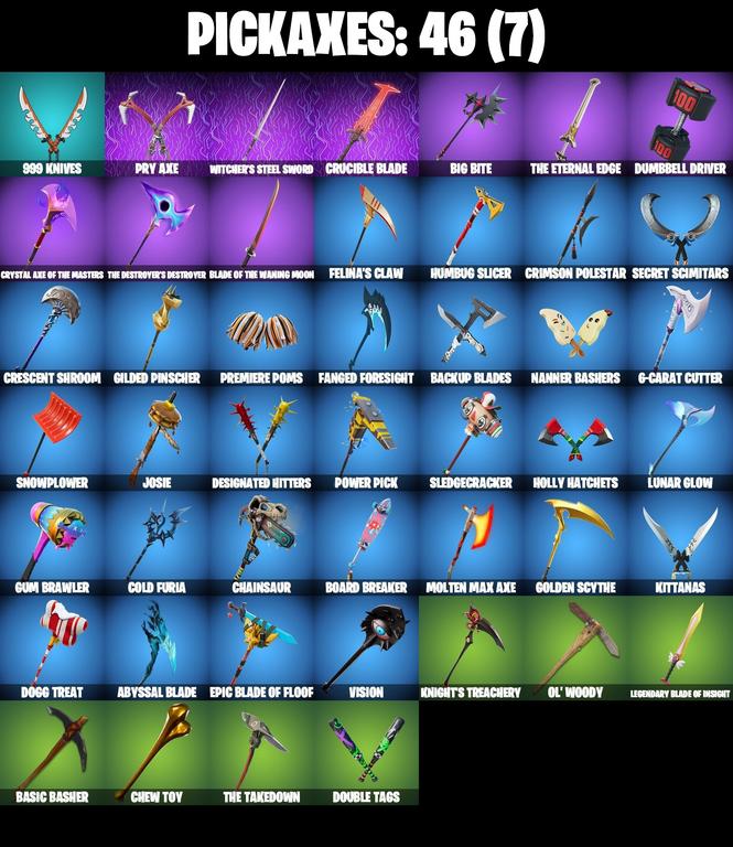 pickaxes comp