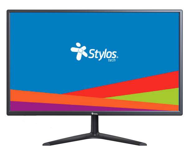 CyberPuerta: Monitor LED 19, HD, HDMI, Stylos STPMOT3B Negro 