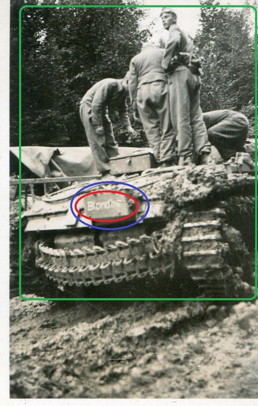 Foto Sturmgeschütz Tiger Phanter Panzer Name Blondine