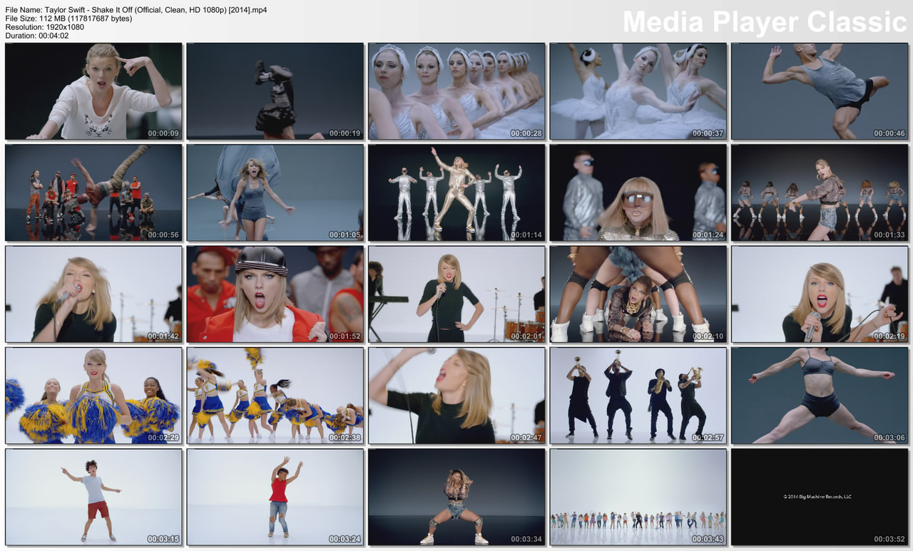 Taylor Swift - Shake It Off (Official, Clean, HD 1080p) [2014]
