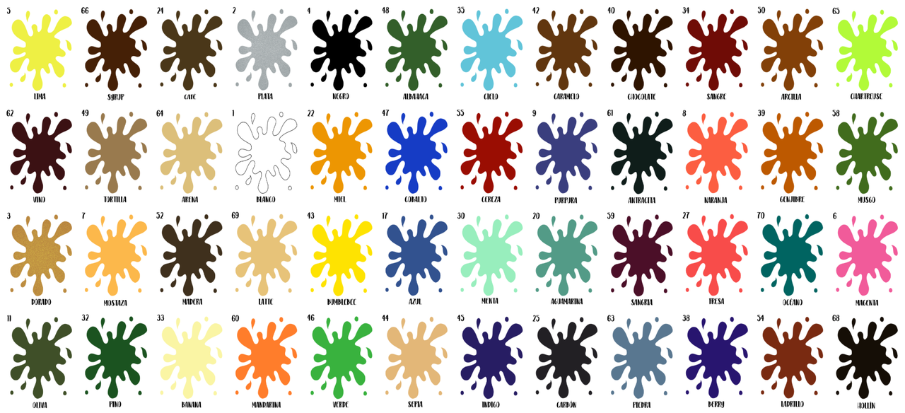 Cartones de Loteria Colores