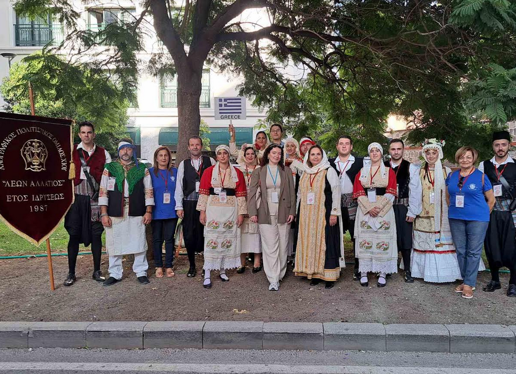 ΣΤΗΝ 18TH  INTERNATIONAN BALKAN NATIVES FOLK DANCES ΕΚΠΡΟΣΩΠΗΣΕ ΤΗΝ ΕΛΛΑΔΑ Ο «ΛΕΩΝ ΑΛΛΑΤΙΟΣ»  