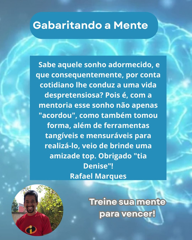 [Imagem do depoimento de um mentorado satisfeito]