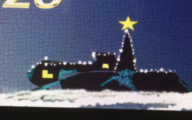 fenêtre jaune animée