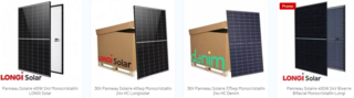 Des panneaux solaires Longi Solar