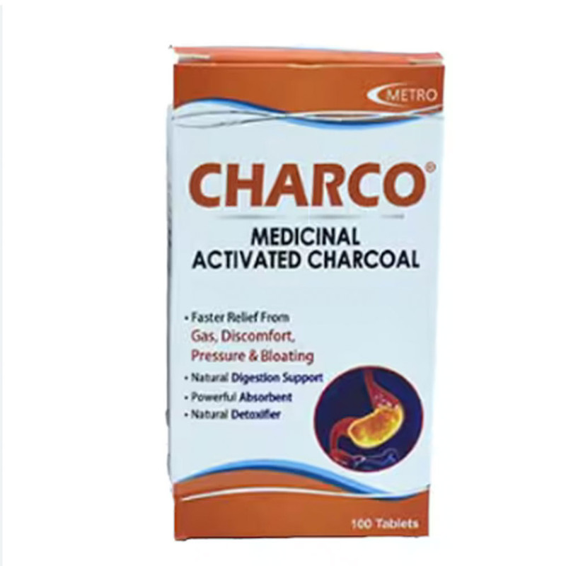 Activated Charcoal Tabs 100`S (Metro)