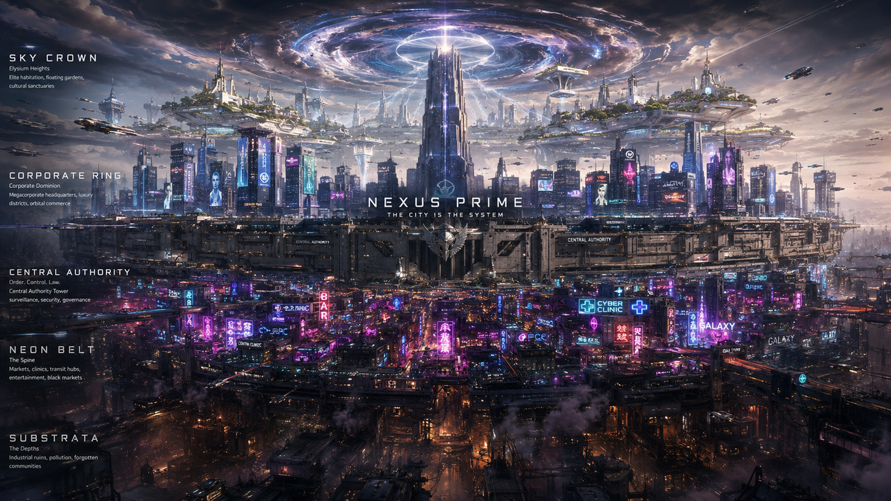 Zero City Layered Panorama