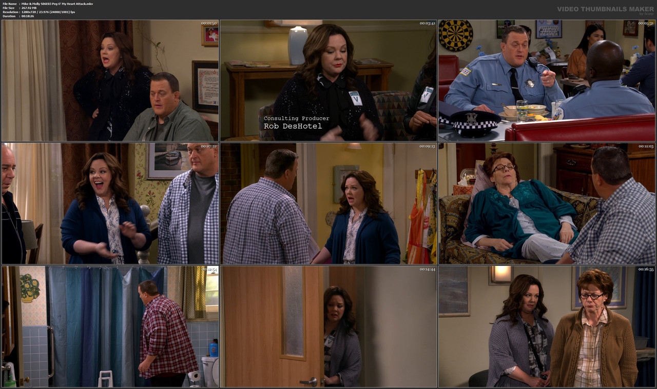 Mike & Molly S06E03 Peg O' My Heart Attack.mkv