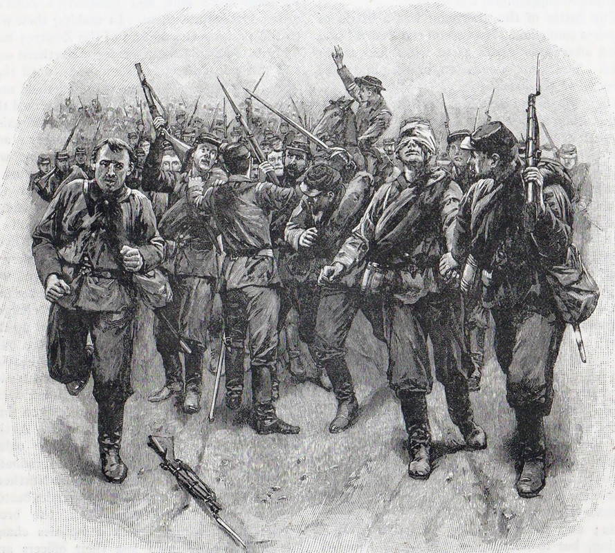 Civil americana,Bull Run 1ª,panico de las tropas federales.