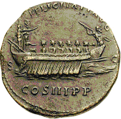 Glosario de monedas romanas. NAVE. 2