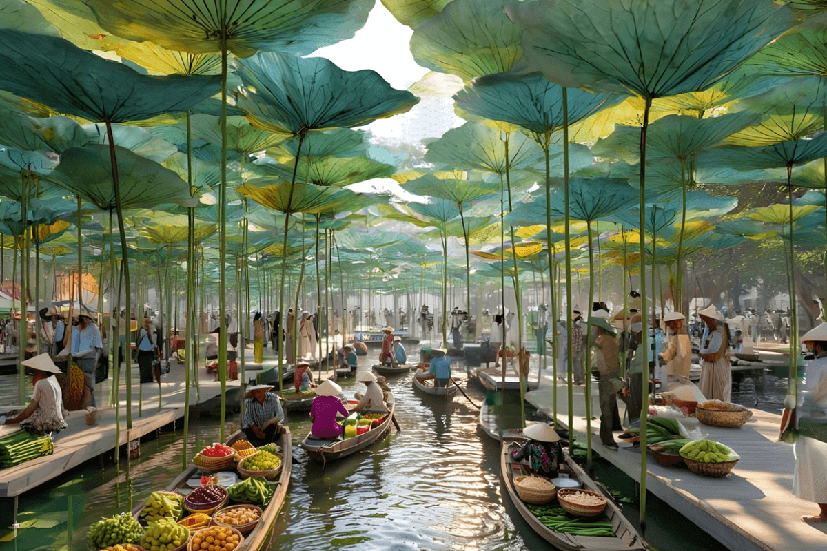 Công viên chợ nổi