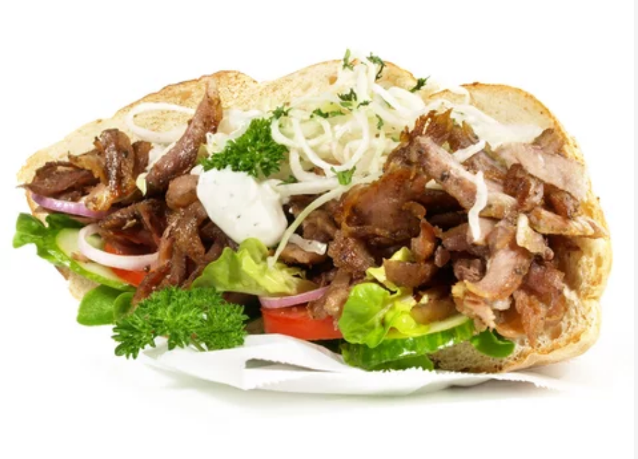 Shawarma Normal Con Ensalada