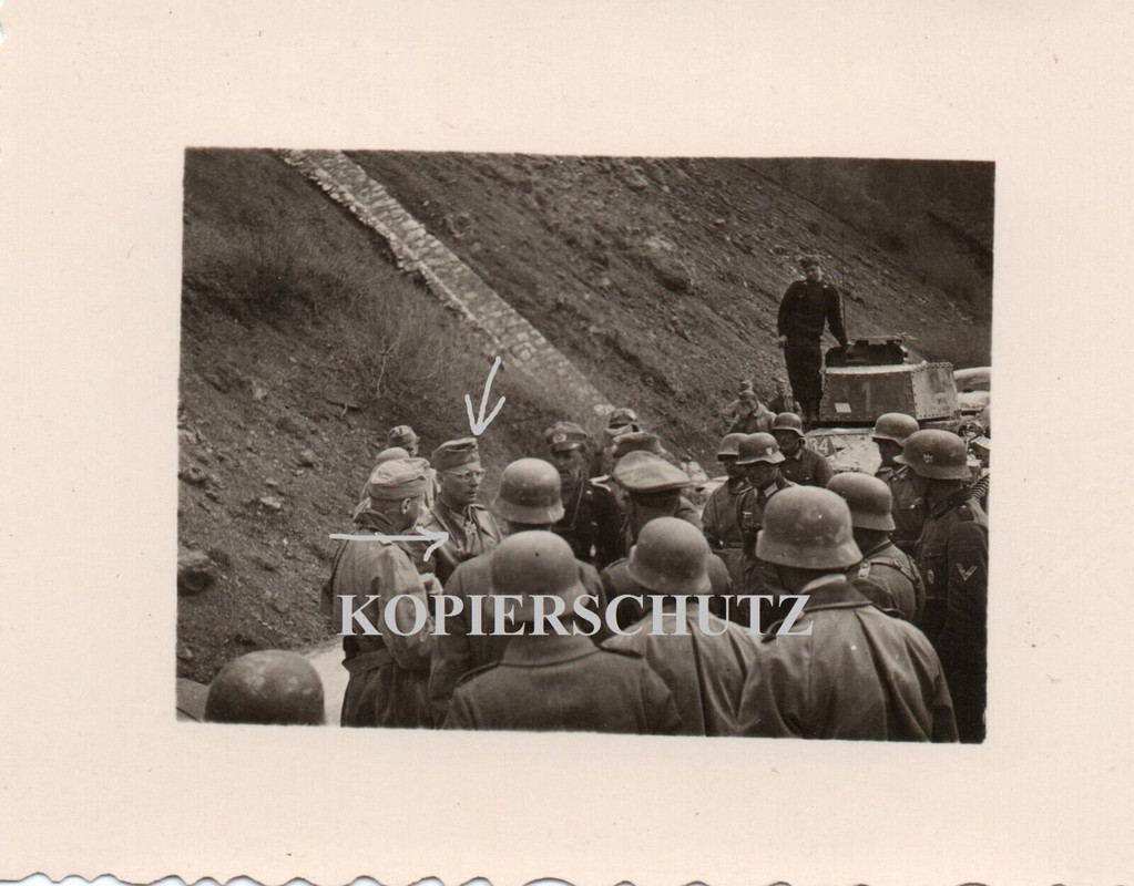 Balkan Serbien Višegrad Panzer Reg.10 Kommandeur Neumann-Silkow