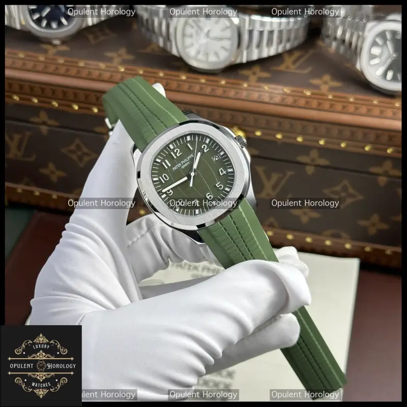 Patek Philippe Aquanaut 5168G Replica 42.2mm White Gold Look Caliber 324SC Movement