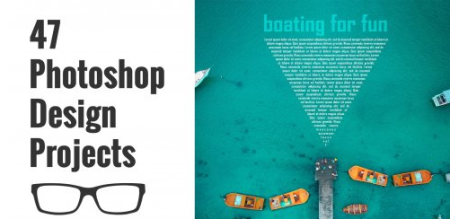 47 Graphic Design Projects for Photoshop {Beginners to Advanced}