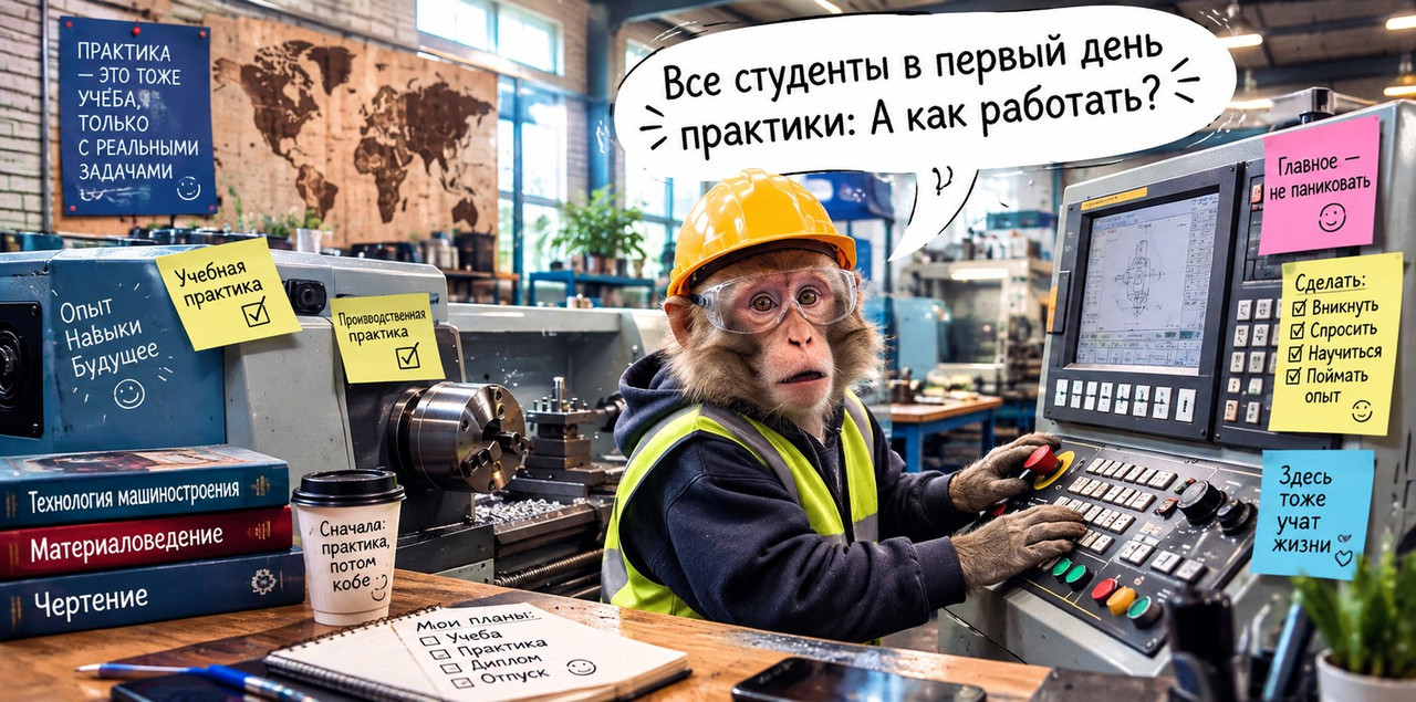 a monkey wearing a yellow safety helmet