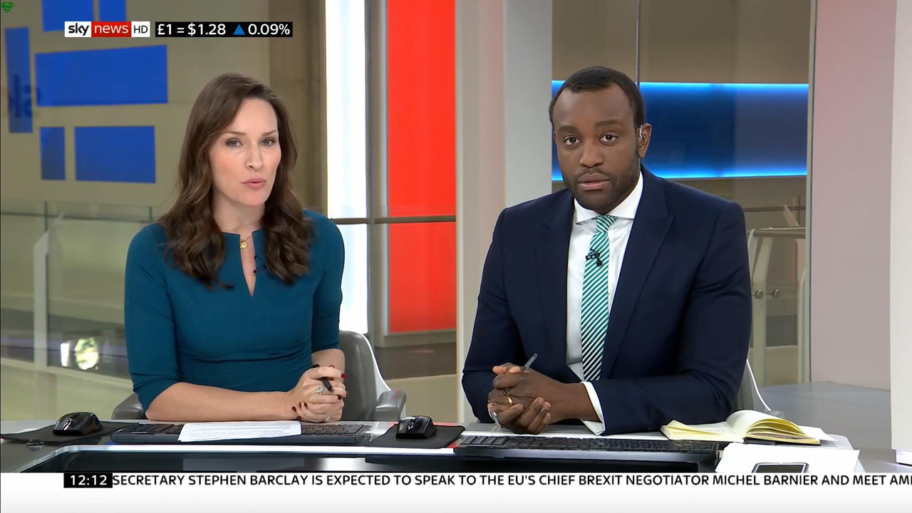 15 February - 12.00.00 - Sky News. Colin Brazier and Jayne Secke