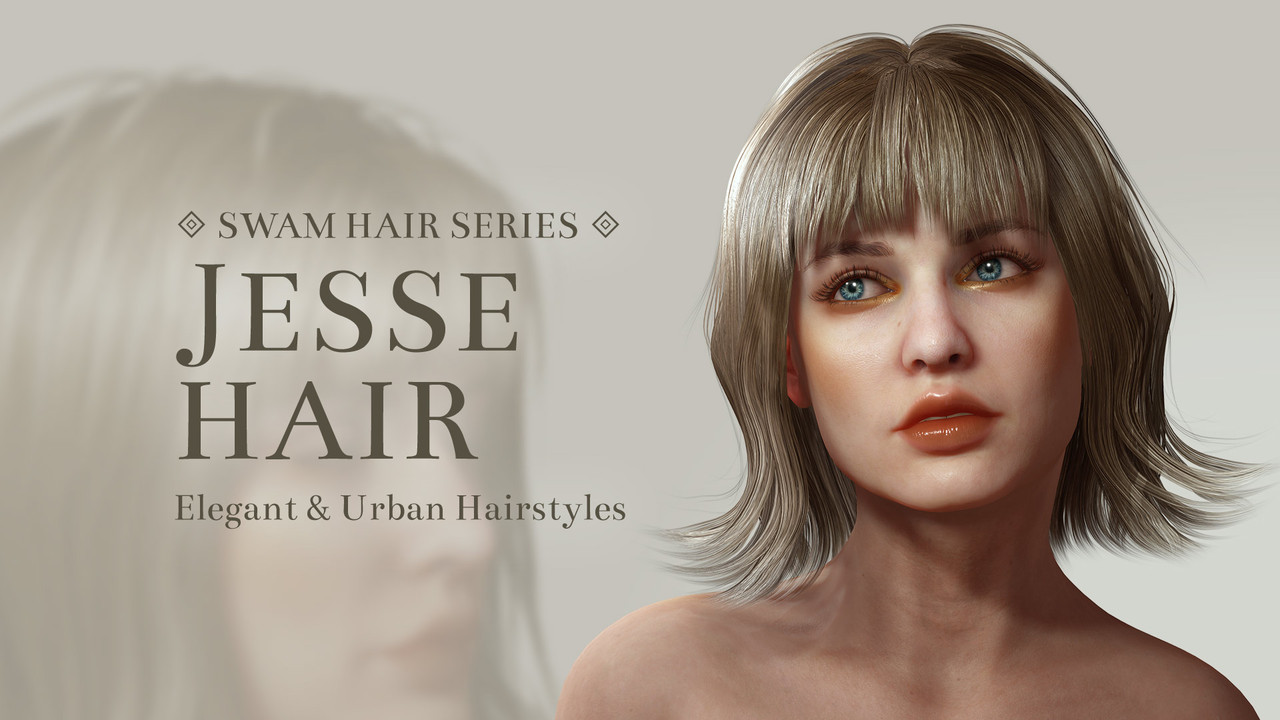 [ Reallusion Hair ] Jesse Hair