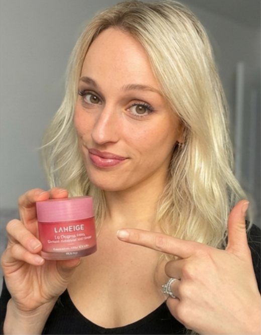 Sarah K customer photo showing lip treatment results