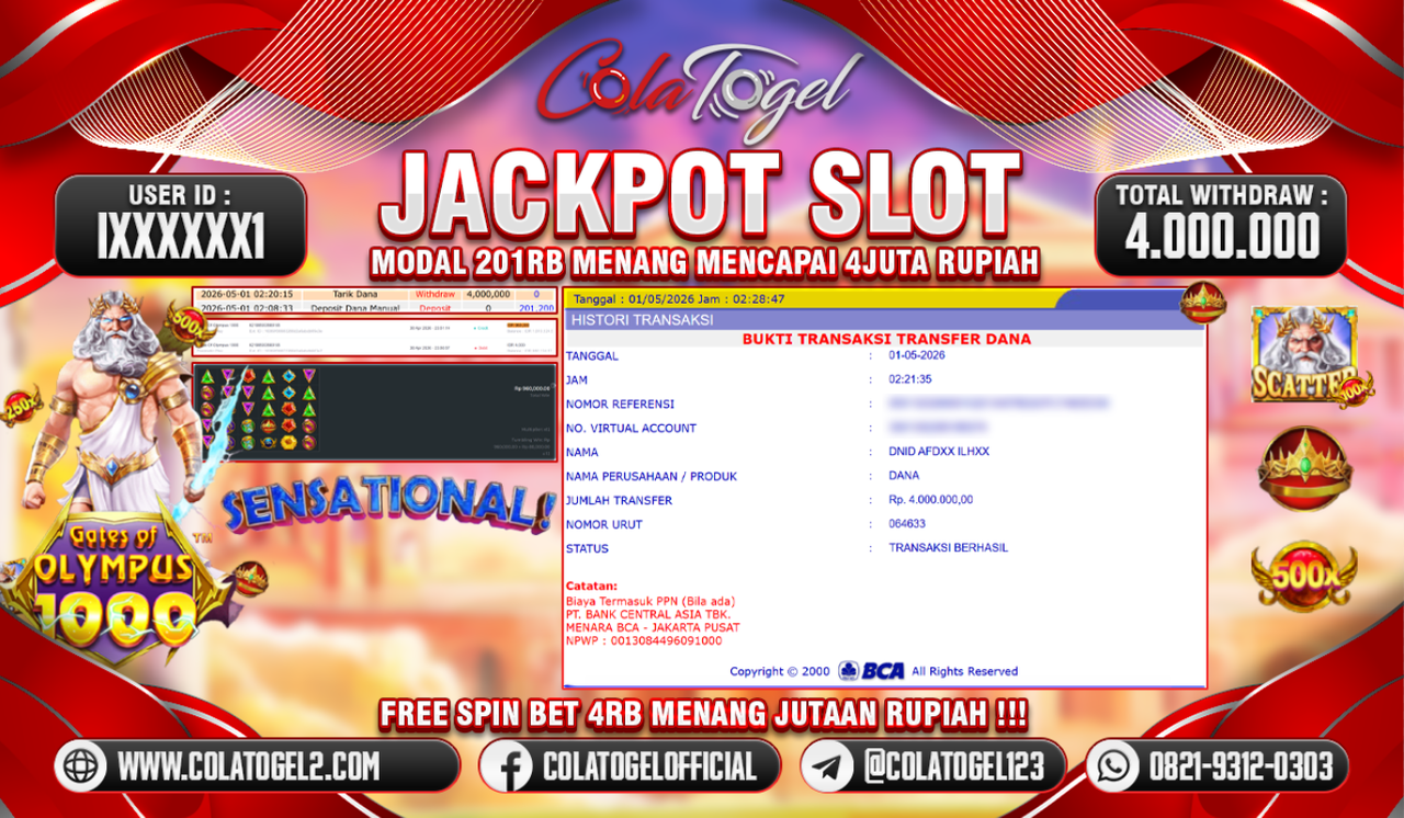 JACKPOT SLOT GACOR!!