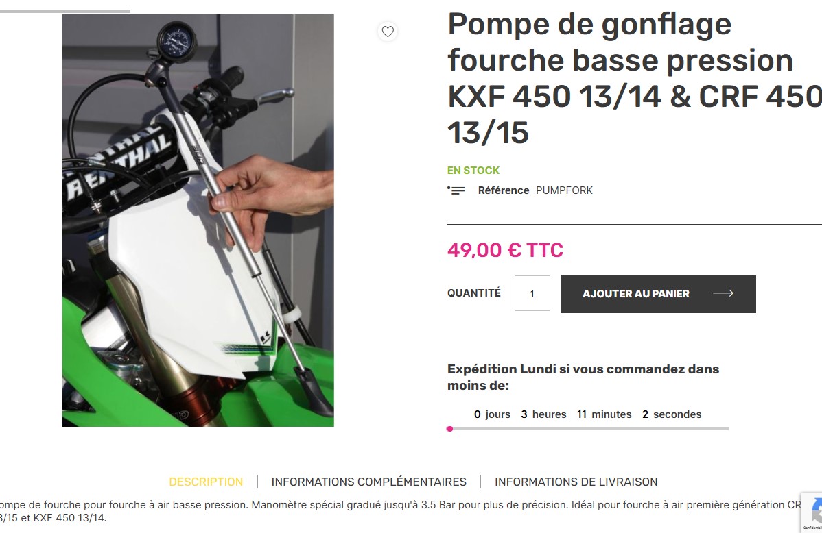 Pompe basse pression