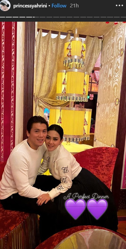 Syahrini dan Reino Barack liburan akhir pekan di London
