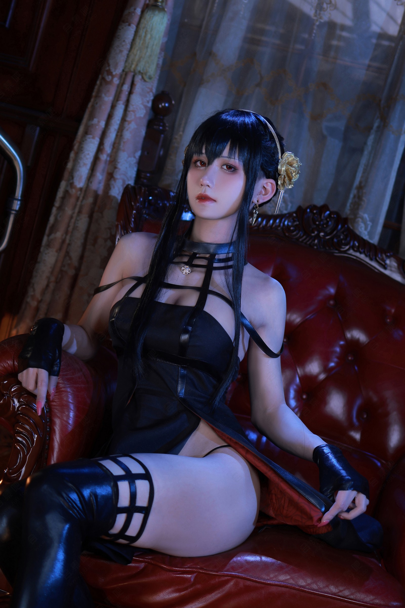 桜满三时 – 约尔 礼服 Cosplay 高清写真集（46P-418.2MB）精美服饰插图3