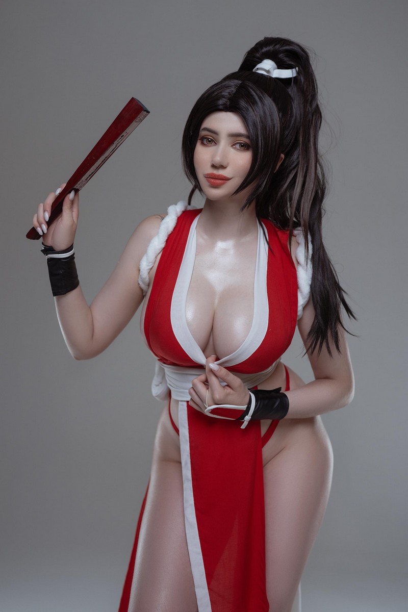 Alina Becker 不知火舞 Mai Shiranui Cosplay 格斗游戏角色写真【58P-14.4M】插图8