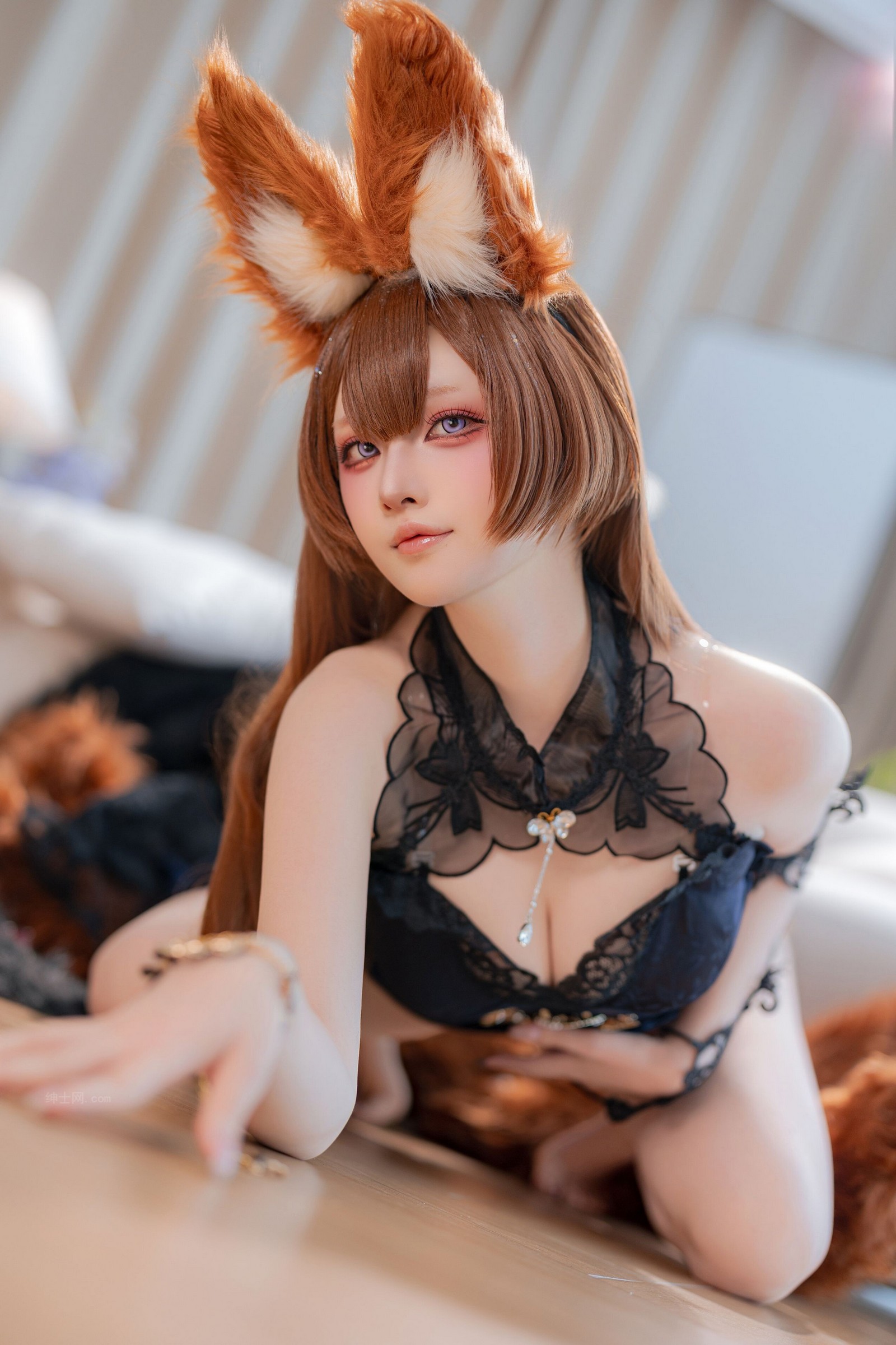 屿鱼 Yuyu 碧蓝航线 天城 礼服 Cosplay 写真图集（65P｜129MB）插图7