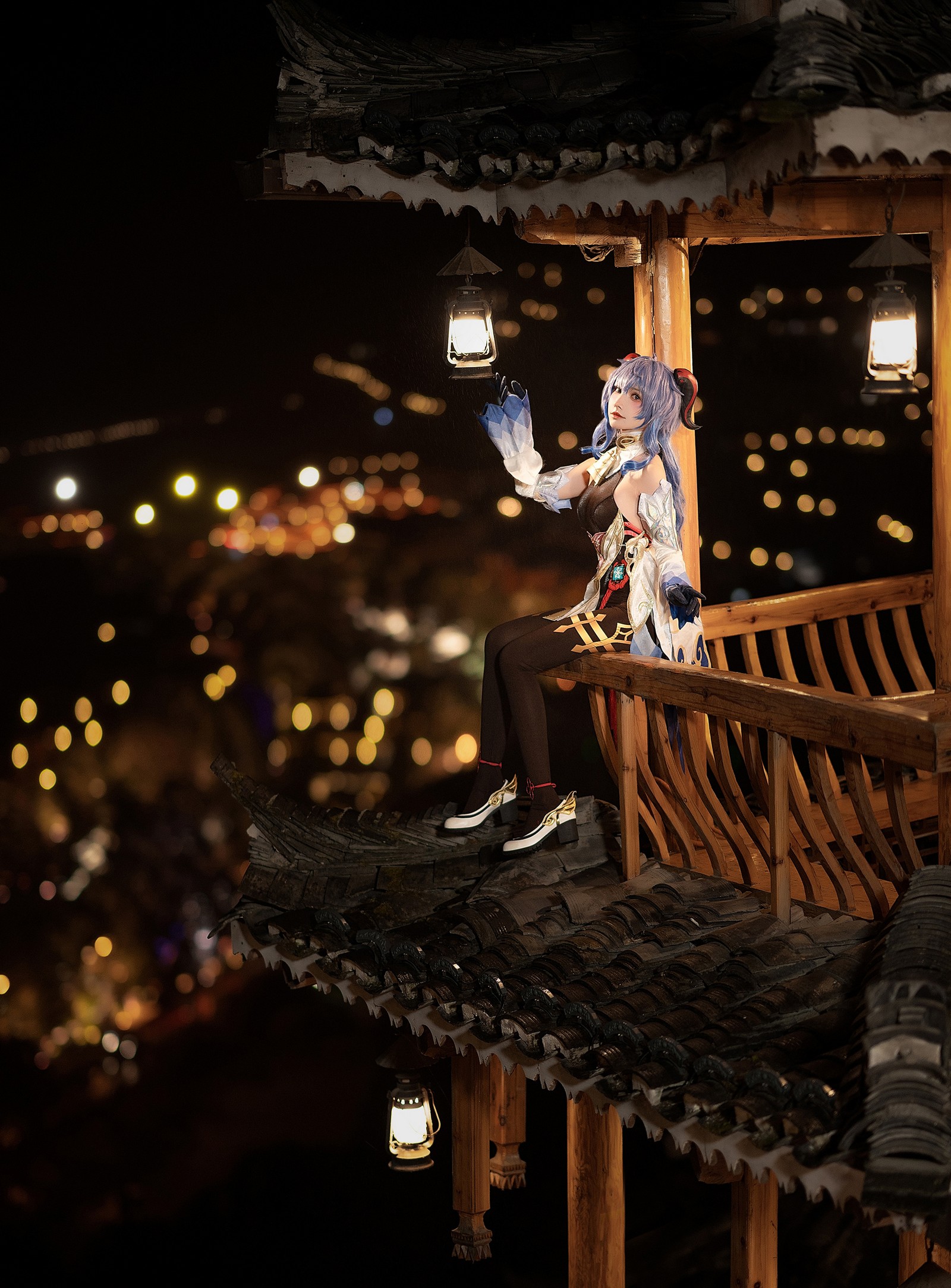 一千只猫薄禾写真 – 原神 甘雨 Cosplay 高清写真套图（16P / 38MB）插图1