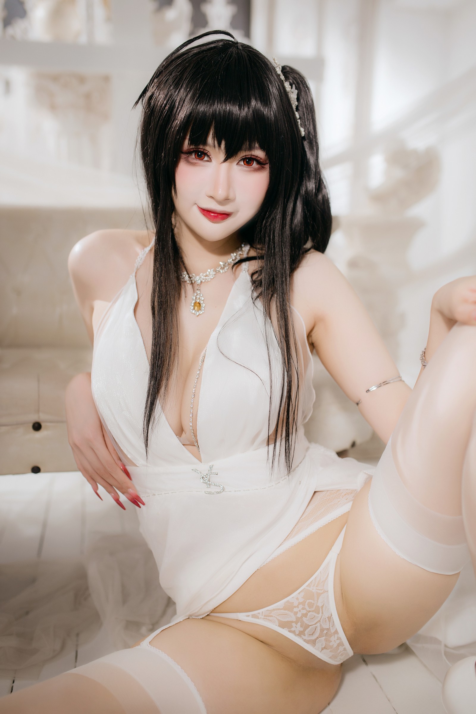 兔胖胖min – 碧蓝航线 大凤 花嫁 Cosplay 高清写真集（60P-545.6MB）插图4