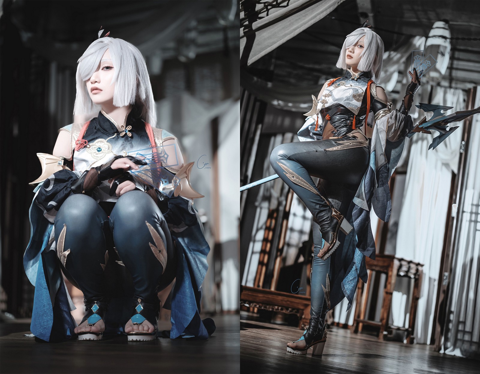 Cien恩恩 原神 申鹤 Cosplay 写真合集｜角色还原高清大图（31P｜89MB）插图