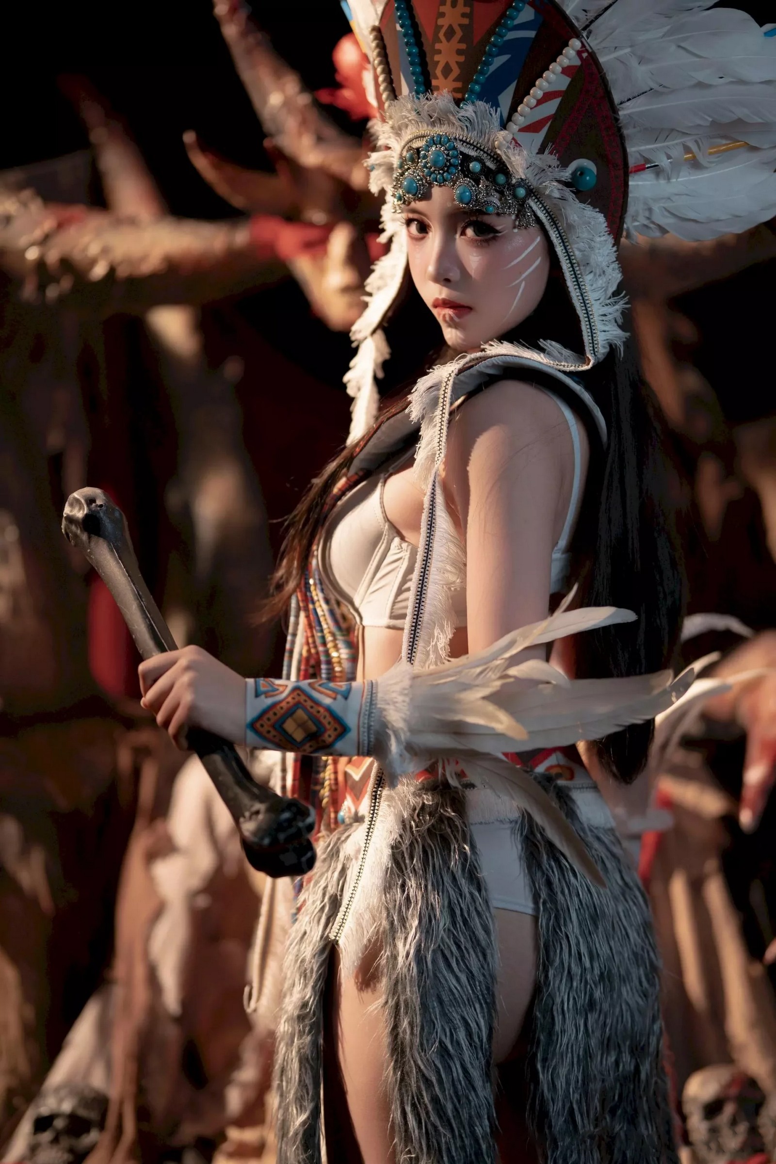 Bangni邦尼 – 印第安（紫舞龙）Cosplay 写真集（99P-355.3MB）插图4