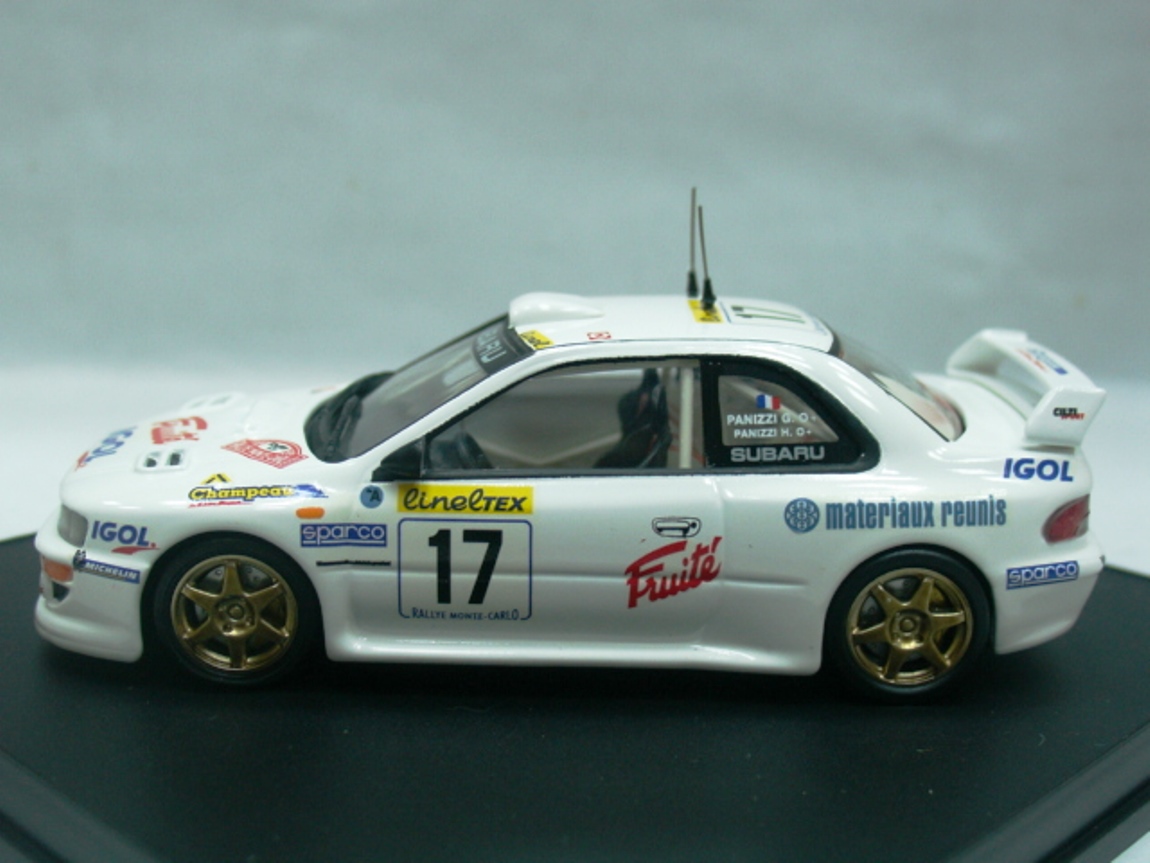 WOW EXTREMELY RARE Subaru Impreza WRC S5 Panizzi M.Carlo 1999 1:43