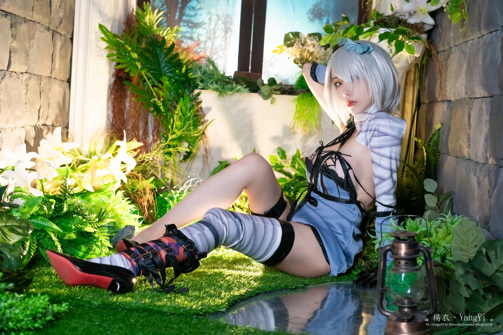 楊衣 Yangyi – 2B Cosplay 高清写真视频合集（59P+4V-488MB）尼尔机械纪元插图5