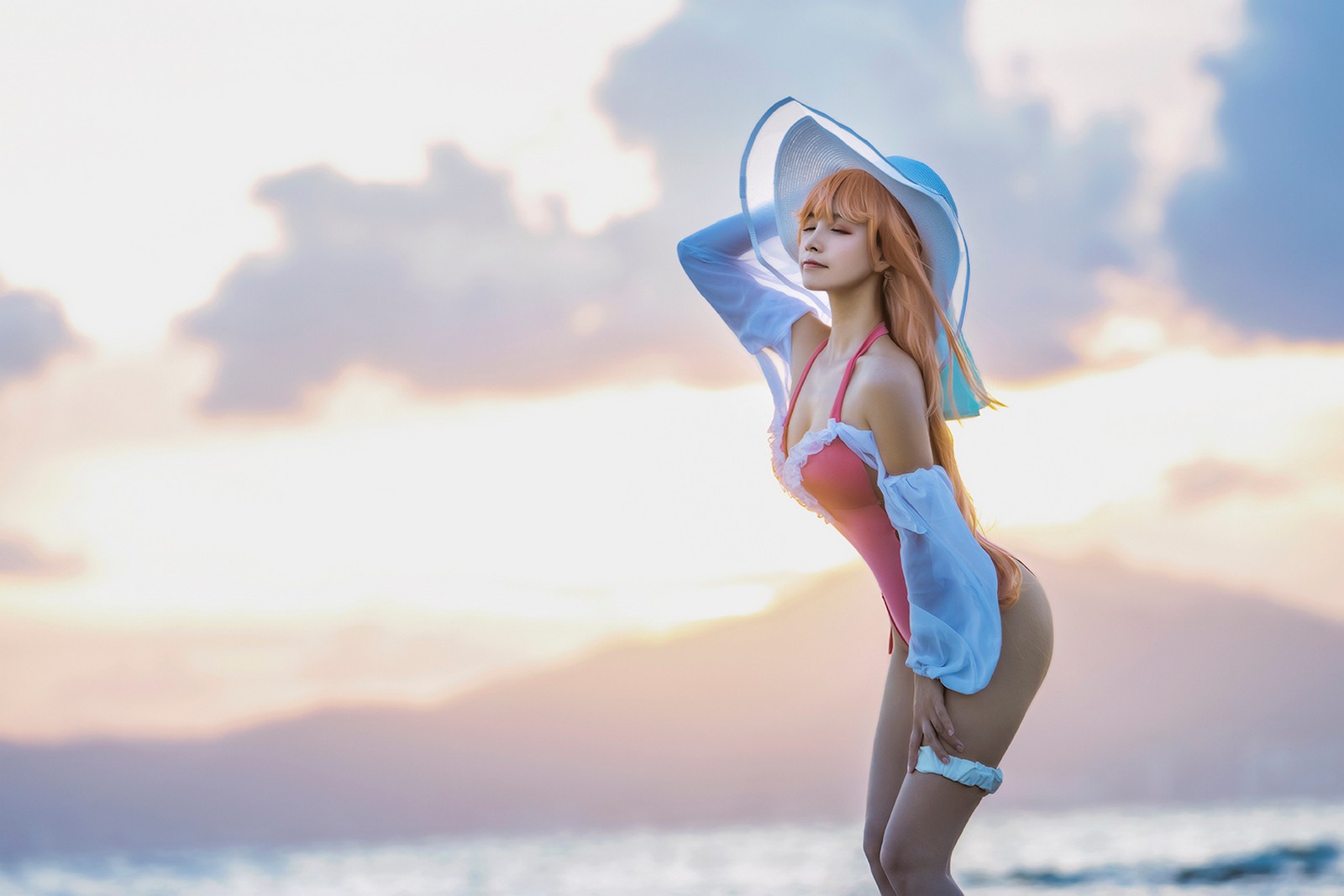 Neko-薇薇 黎塞留泳装 Cosplay 夏日写真合集（25P｜57MB）插图2