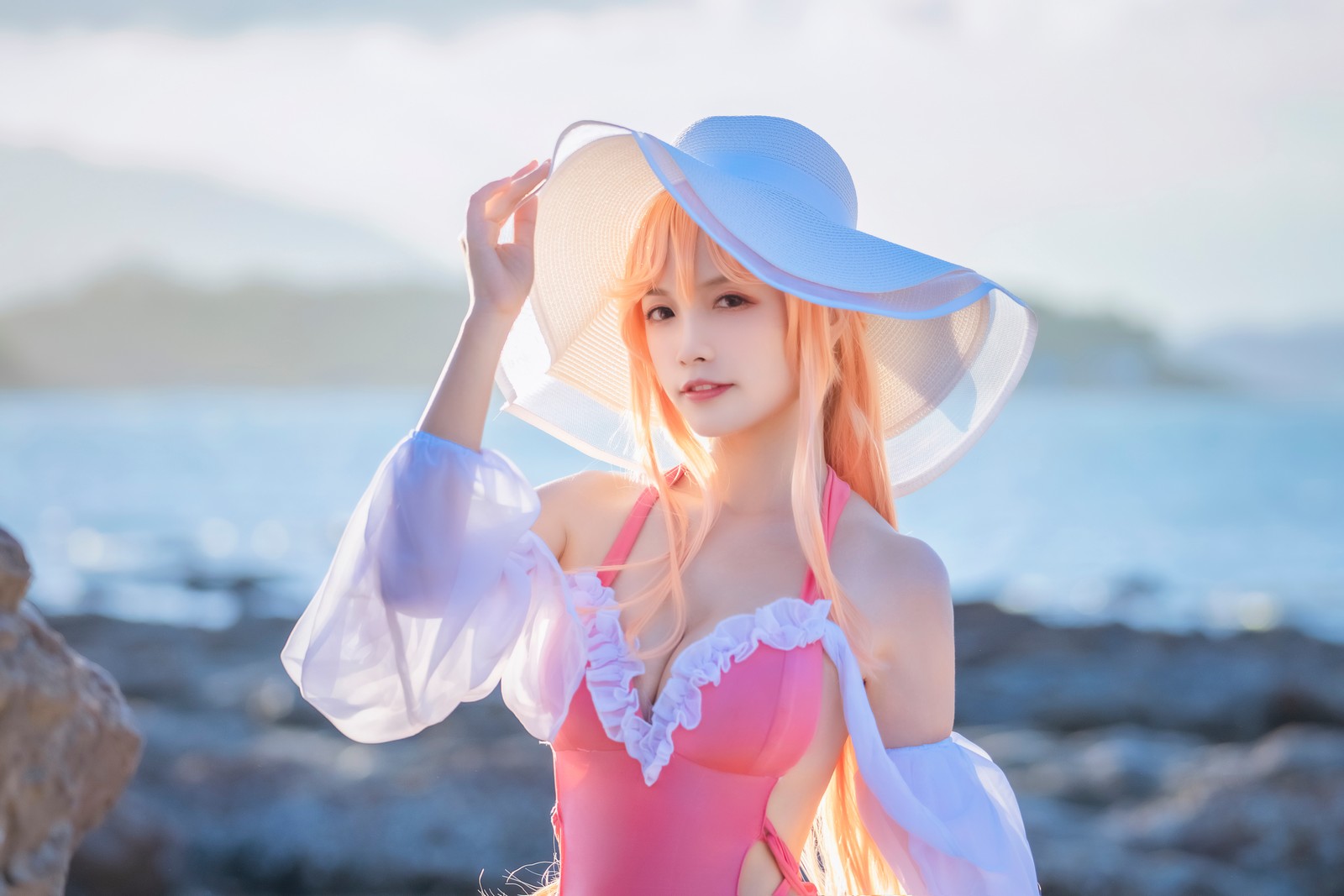 Neko-薇薇 黎塞留泳装 Cosplay 夏日写真合集（25P｜57MB）插图1